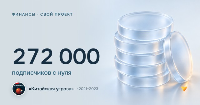 272 000 подписчиков с нуля
